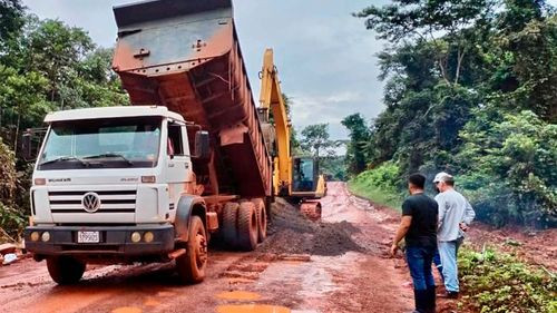 ABC activa plan de respuesta en Pando: Maquinaria desplegada para restablecer plataforma vial