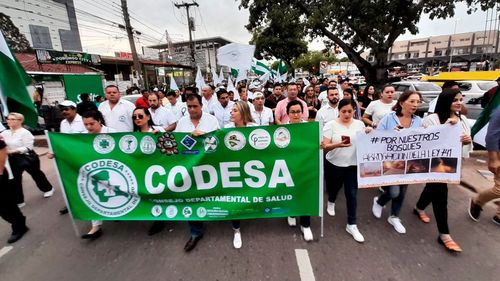 Manifestación: Exigencias por la salud, la vida y el medio ambiente