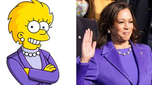 Escritor de “Los Simpsons” asegura que se predijo la presidencia de Kamala Harris