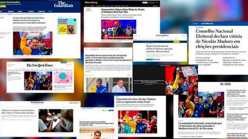 Así reseñaron los principales medios internacionales el fraude electoral perpetrado por Nicolás Maduro en Venezuela