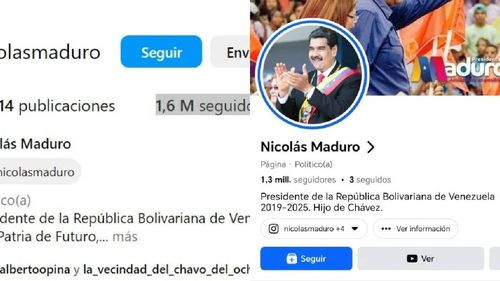 Meta retira verificación de cuentas de Nicolás Maduro en facebook e Instagram