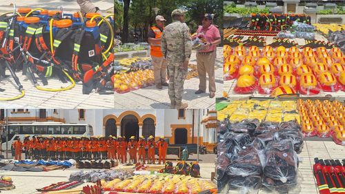 Gobierno fortalece las tareas de bomberos forestales de Beni y Pando, con la entrega de uniformes, herramientas y equipos