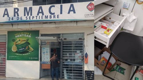 Robo en farmacia con una suma estimada en más de 4000 bs sustraídos  por la Av. Banzer 