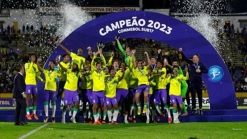 Brasil es campeón del Sudamericano de fútbol Sub-17