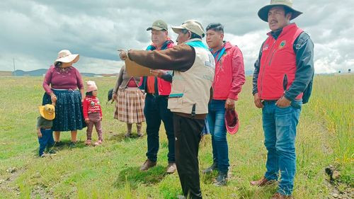 Registro e identificación de familias afectadas por lluvias en distritos rurales de El Alto