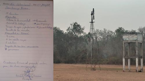 Incendios en Roboré: Desalojan a familias por denso humo en San Lorenzo