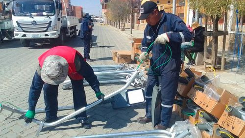 El Alto mejora su seguridad con nuevos proyectos de iluminación