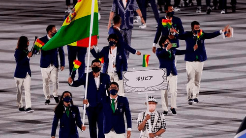 Bolivia en el desfile inaugural de París 2024