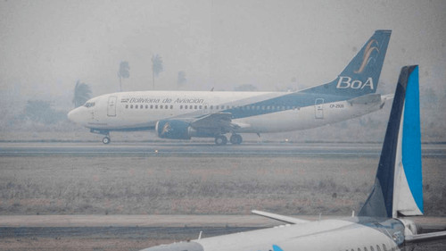 NAABOL suspende despegues en tres aeropuertos debido a baja visibilidad causada por incendios