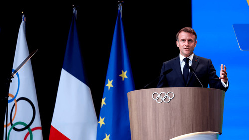 Macron inaugura los juegos olímpicos de París 2024